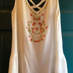Embroidered Cotton Gauze Top